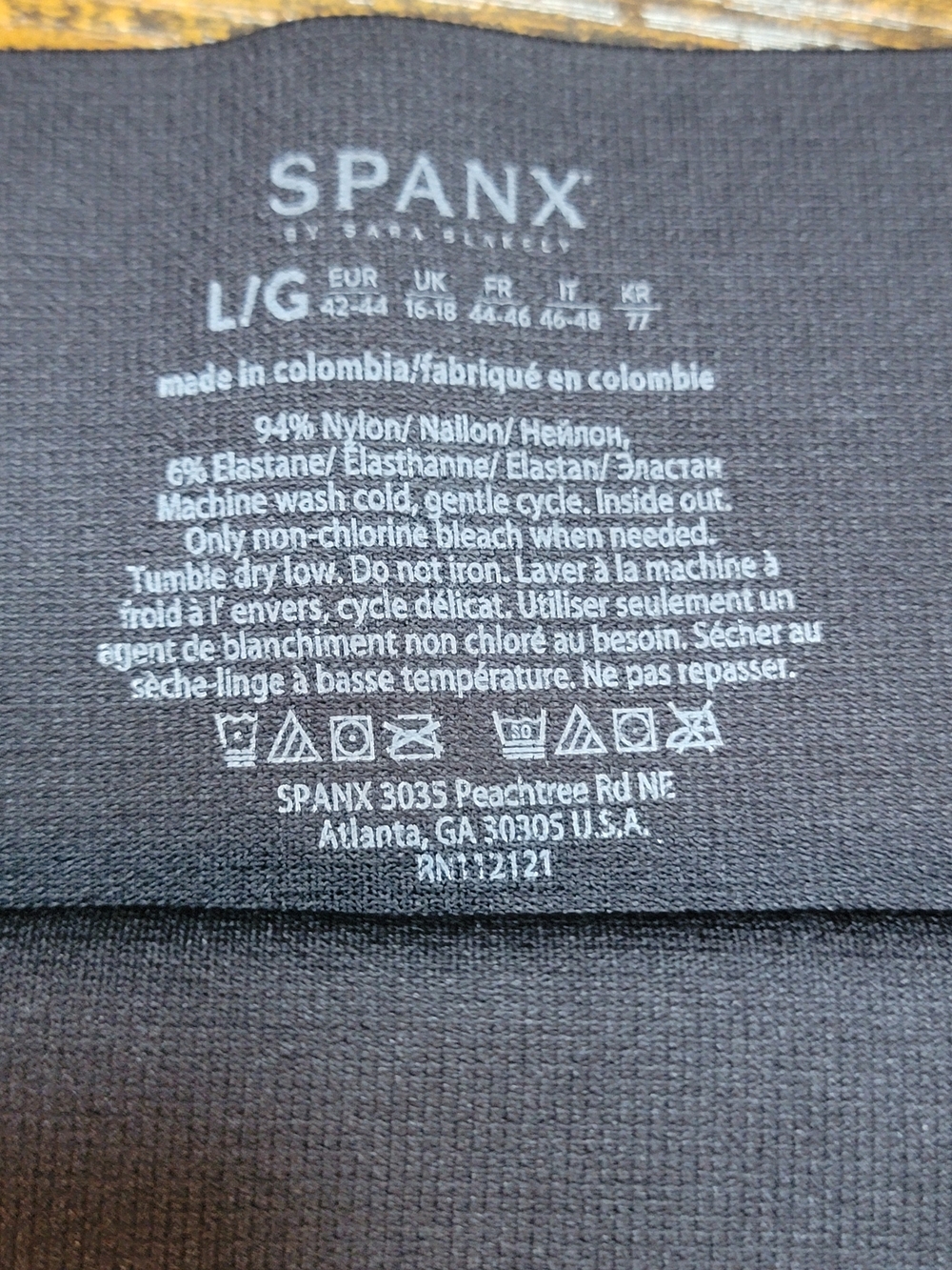 SPANX Black High-Waist Leggings - Picture 2 of 5